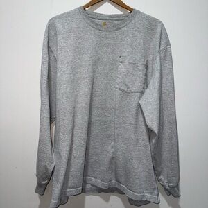 Carhartt Heather Gray Long Sleeve Tee